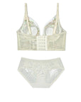 French-Style Sexy Sweet Non-Wired Bra with Latex Cups