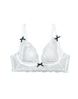 French Bunny Ear Crystal Cup Wireless Bra