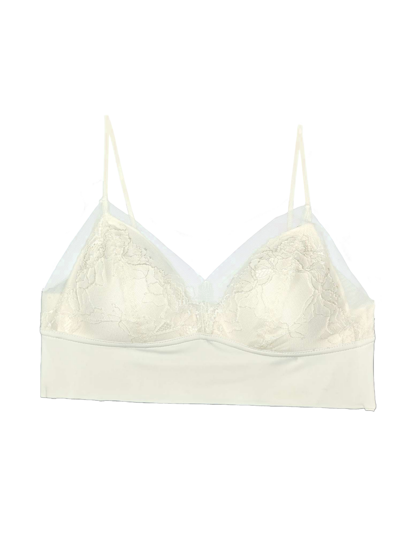 French Lace Latex Cotton Bra