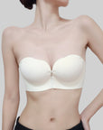 New Front-Clasp Strapless Double-Lock Bra（No Panties Included）