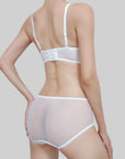 French Bunny Ear Crystal Cup Wireless Bra