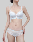 Elegant Comfort: Japanese-Style Deep V Wireless Bra